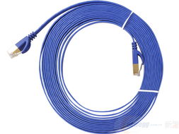 PowerSync包爾星克CAT7七類高速網(wǎng)絡(luò)線 10Gbps極速體驗(yàn)，珠光藍(lán)5米線纜C7PB05FL評測